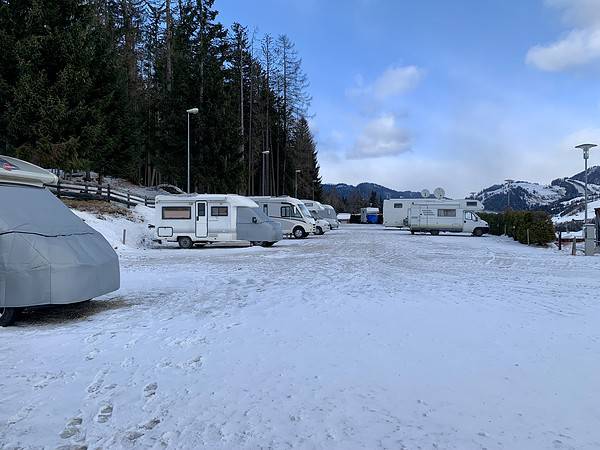 Sciare in camper