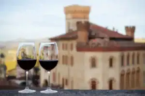 Bicchieri a Barolo