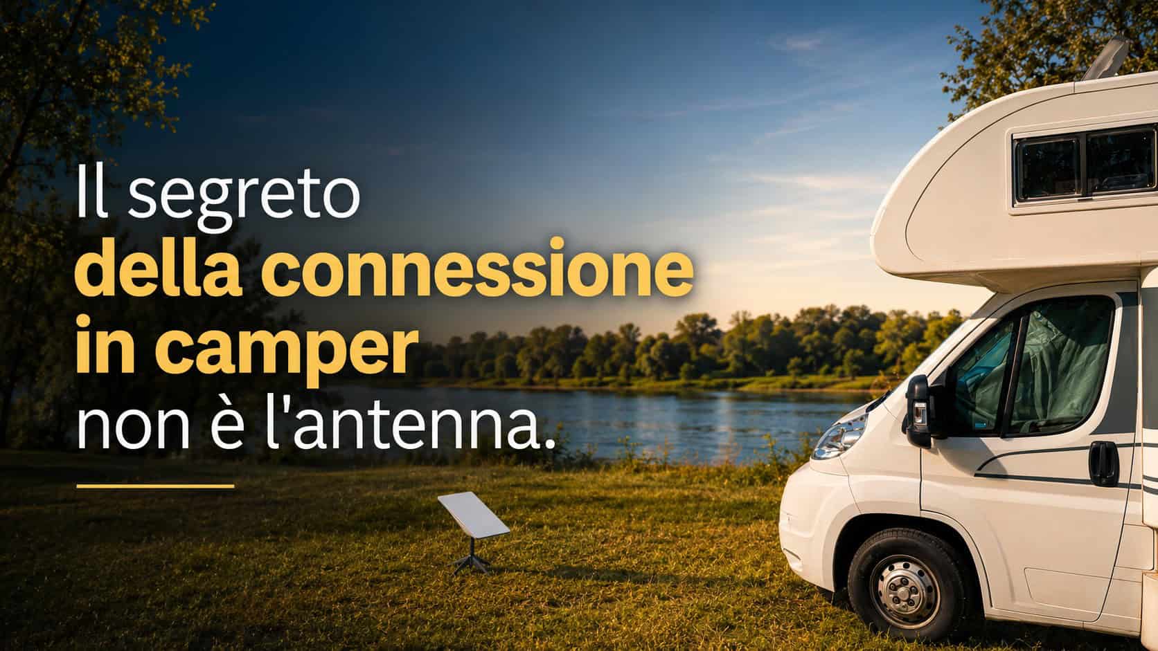 Il nostro camper Alvaro e la nostra Starlink sulle rive del Sava