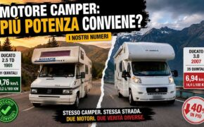 Confronto consumi tra due camper: Ducato 2.5 TD 1991 e Ducato 3.0 2007 con relativi dati di efficienza